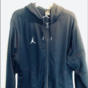 Men’s zip front hooded jacket